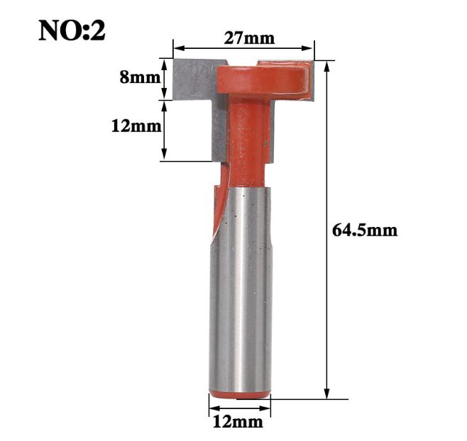 Mũi phay rãnh móc âm CNC40