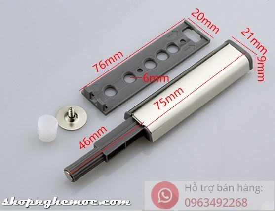 Nút nhấn Tipon inox TD45