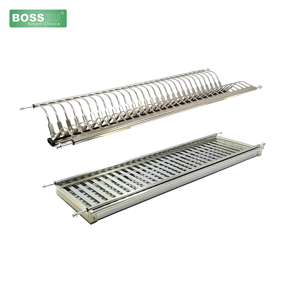 Giá bát đĩa cố định Inox dạng chữ V